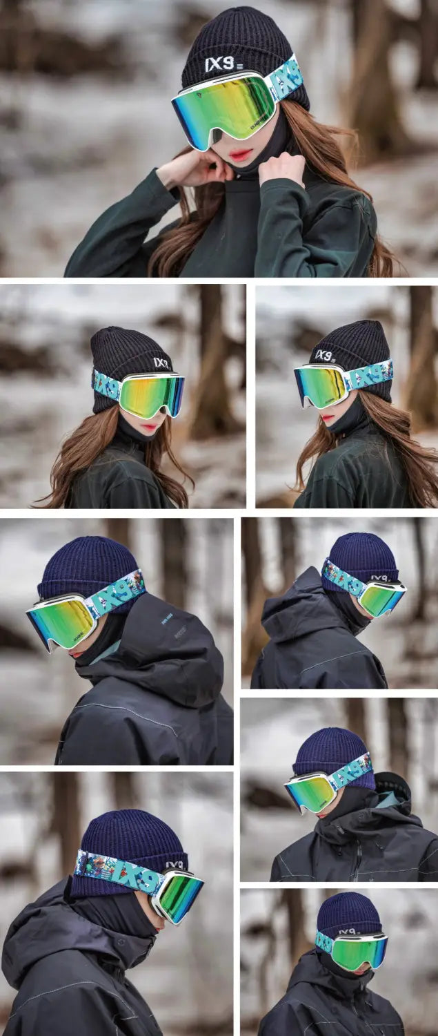 Ixnine Ix3-06 Photochromic Snow Goggle-green-pic2