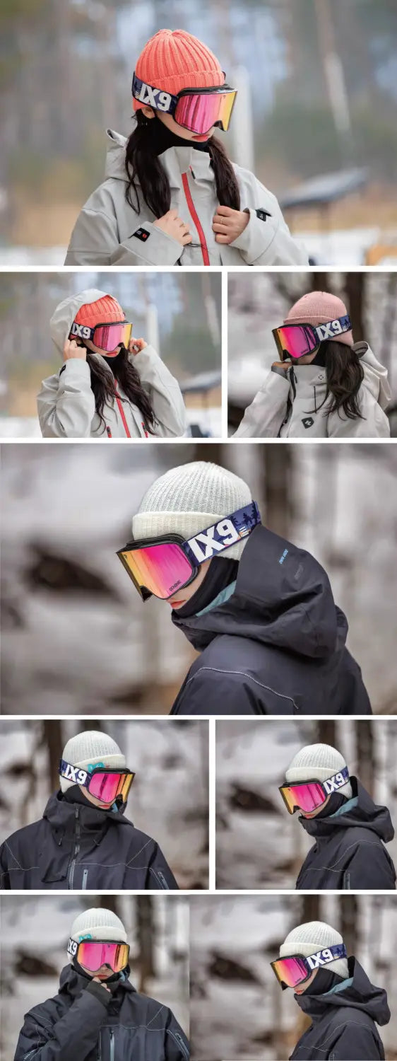 Ixnine Ix3-07 Photochromic Snow Goggle-rouge-pic2
