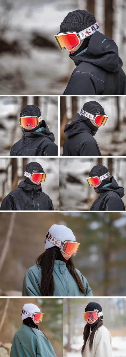 Ixnine Ix3-08 Photochromic Snow Goggle-apricot-pic2