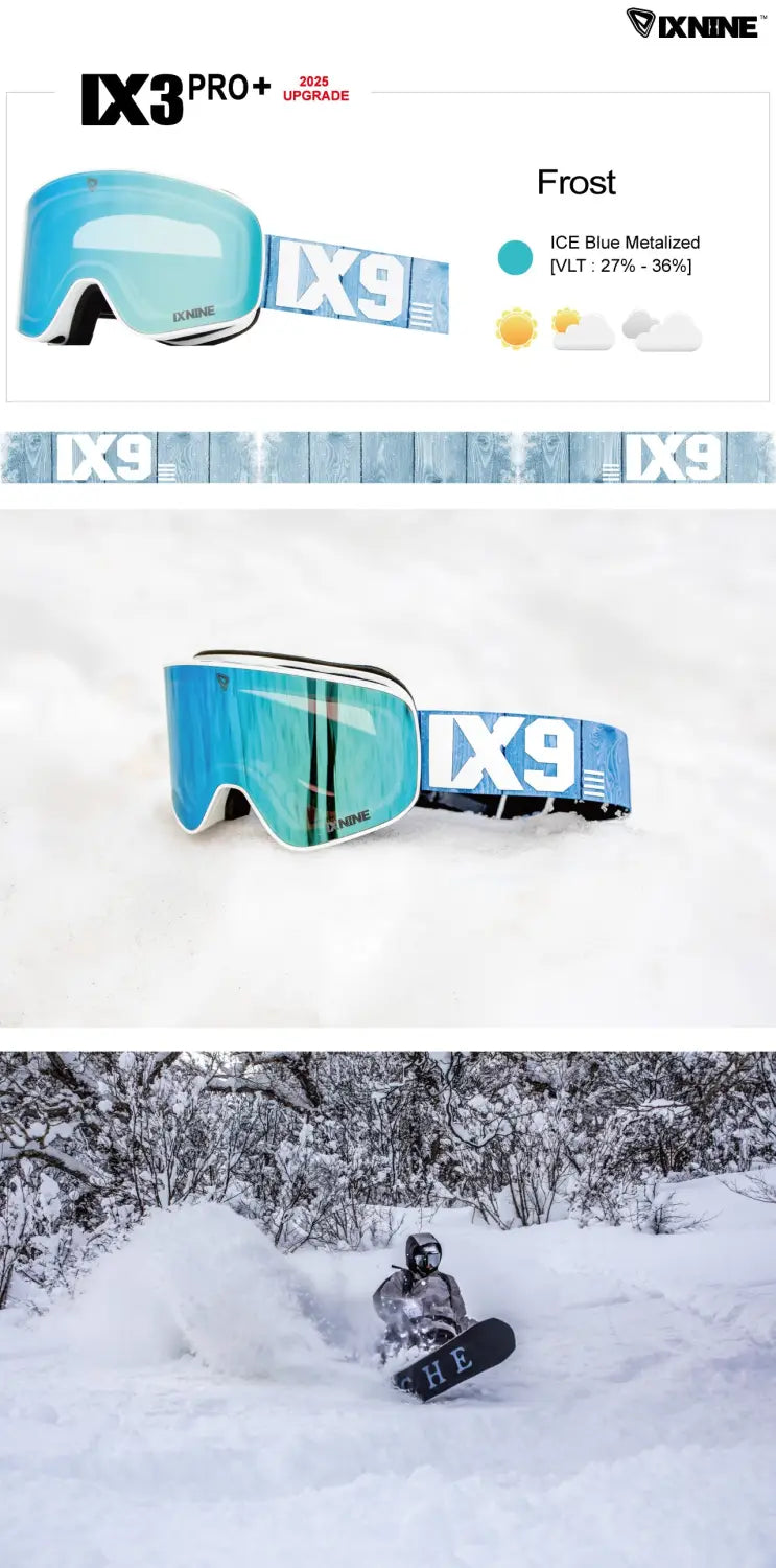Ixnine Ix3-19 Snow Goggle-frost-pic1
