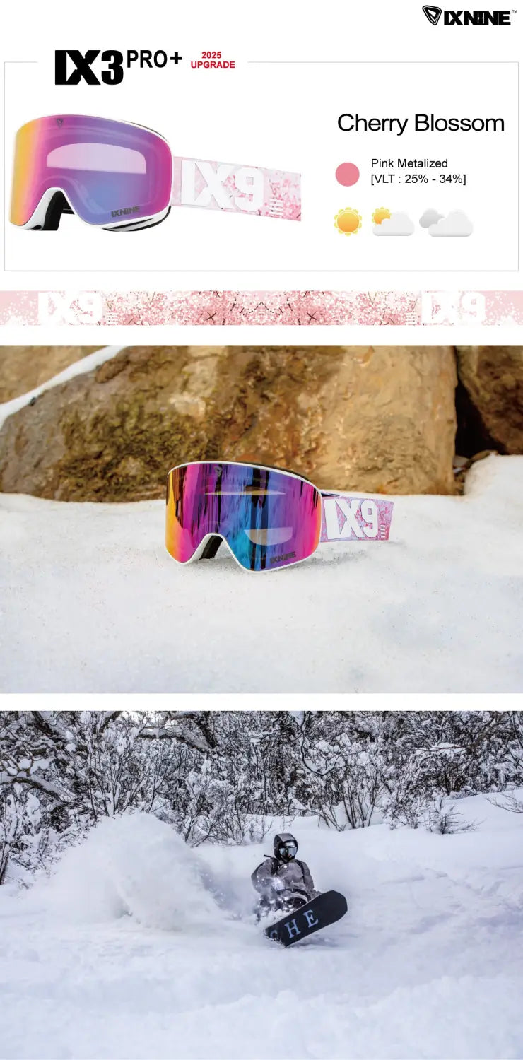 Ixnine Ix3-20 Snow Goggle-cherry-pic1