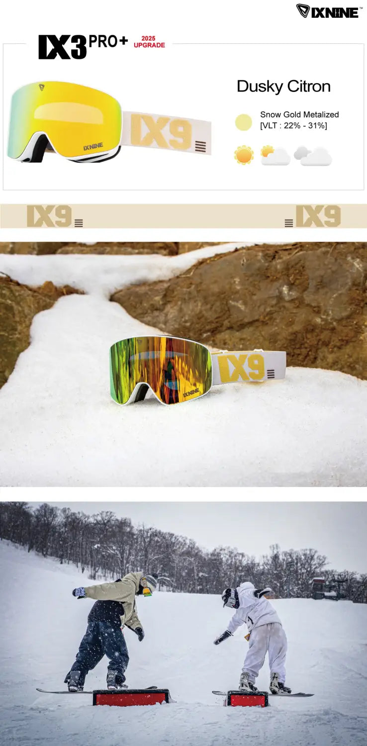Ixnine Ix3-24 Snow Goggle-citron-pic1