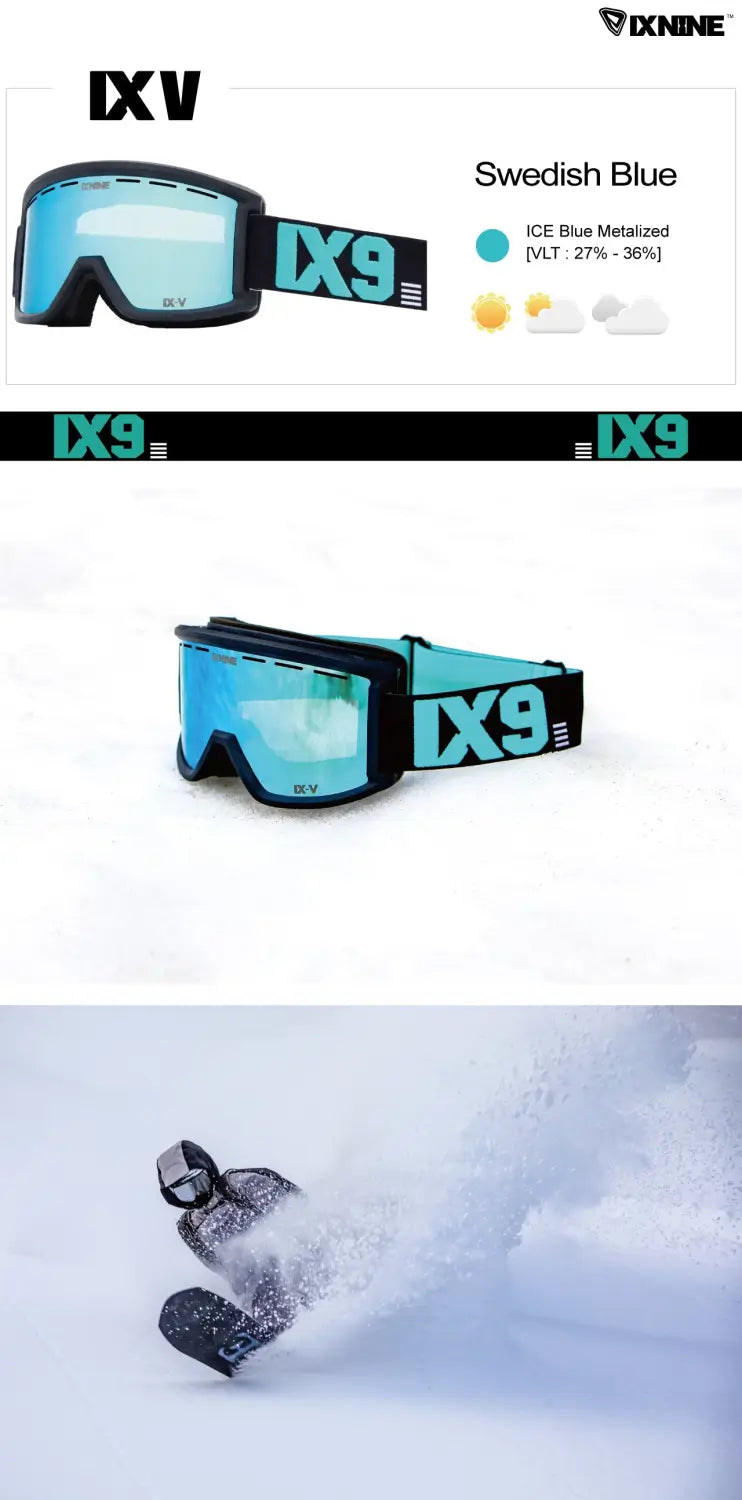 Ixnine Ix5-03 Snow Goggle-blue-pic1