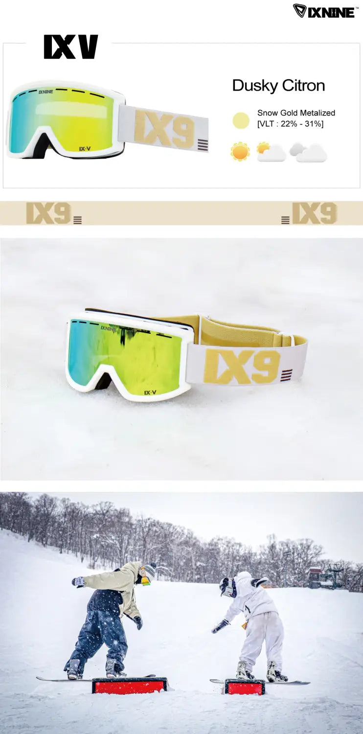 Ixnine Ix5-09 Snow Goggle-citron-pic1