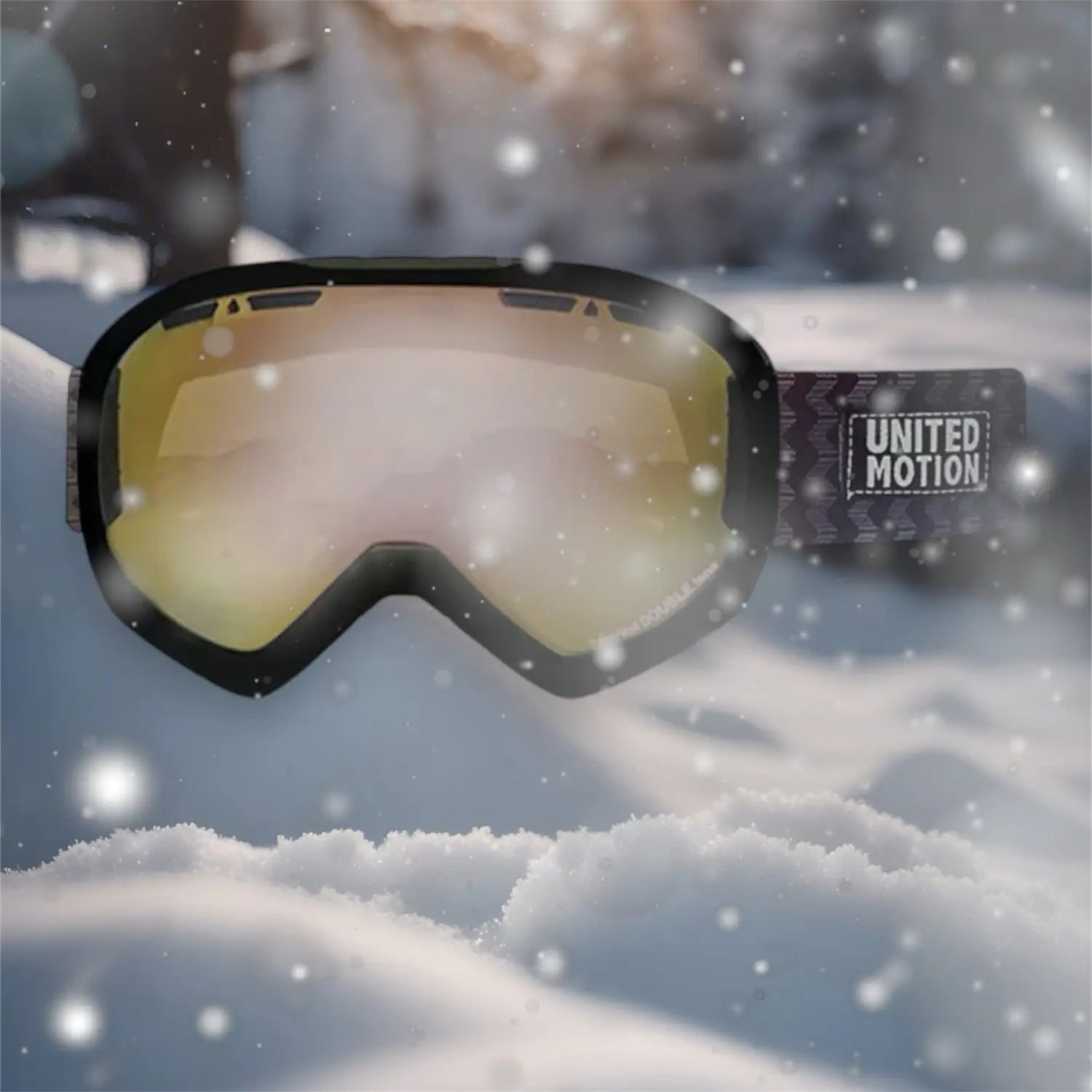 JP Kids Mirror Snow Goggle-BLACK_ai