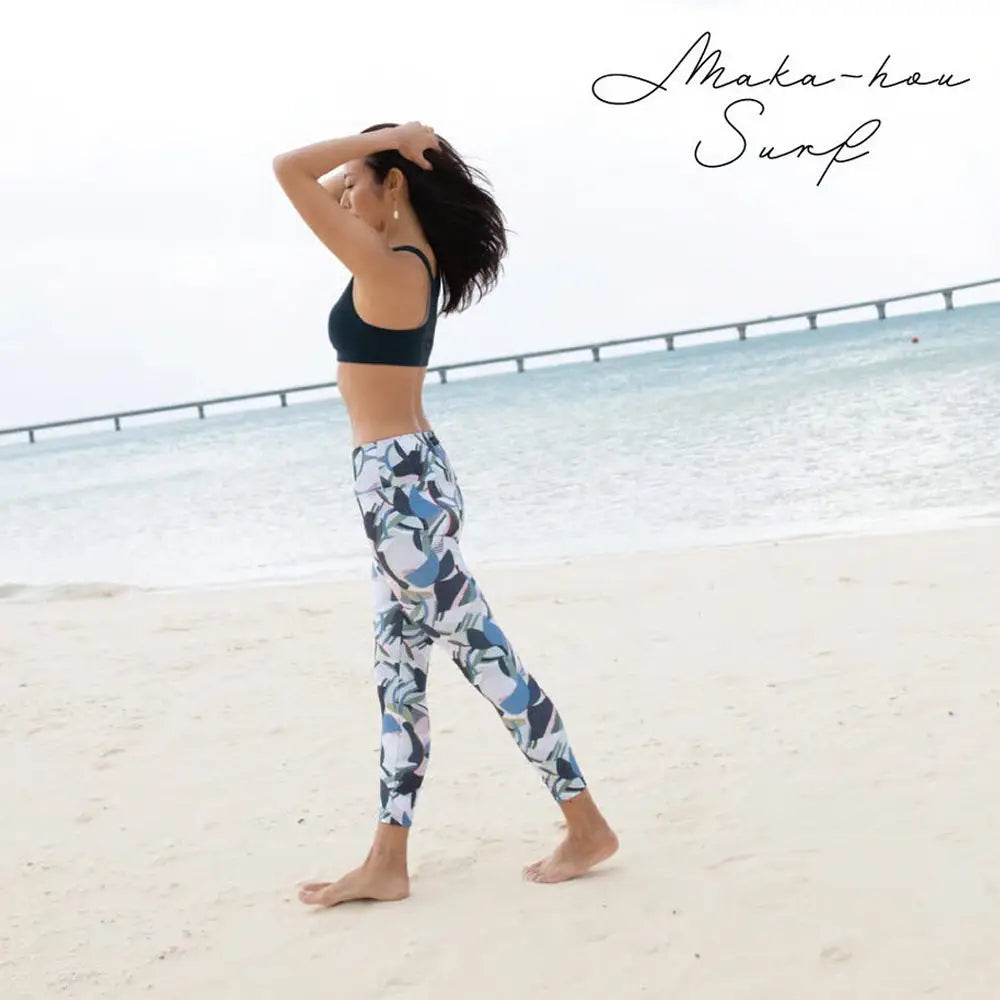 Maka-Hou Women P Water ＆ Yoga Leggings-MULTI_image2