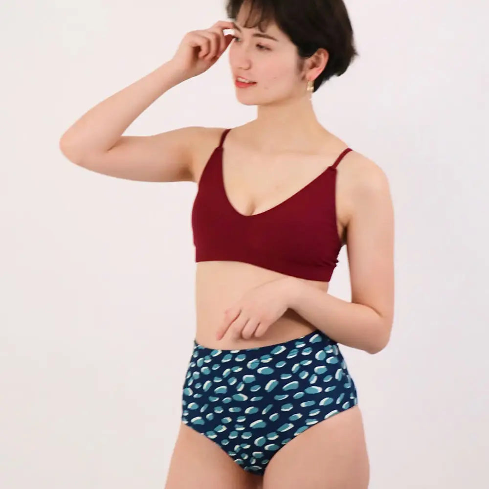 Maka-Hou Womens Back Cross Bra Top-ENJI_6