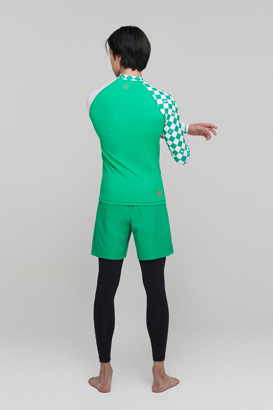 Barrel Mens Move Urban Water Leggings-GREEN