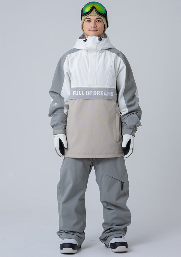 Nima Unisex Popover Snow Anorak-DESERT4