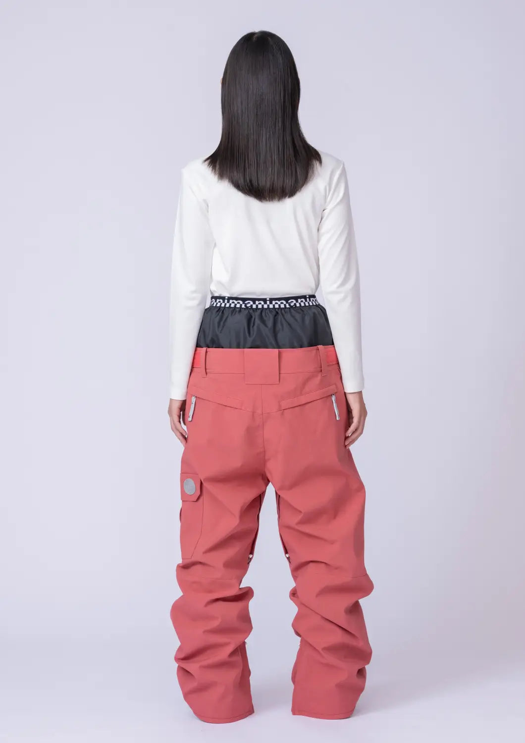 Nima Women Regualr Snow Pants-PINK4