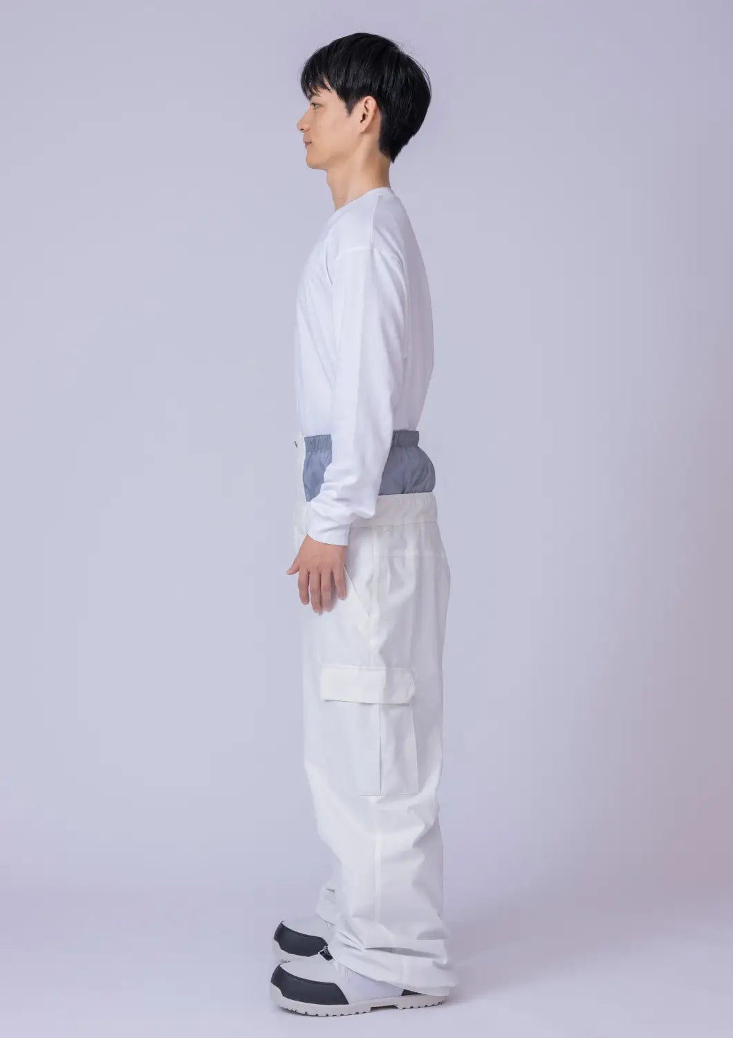 Nima Unisex Relax Snow Pants-WHITE6