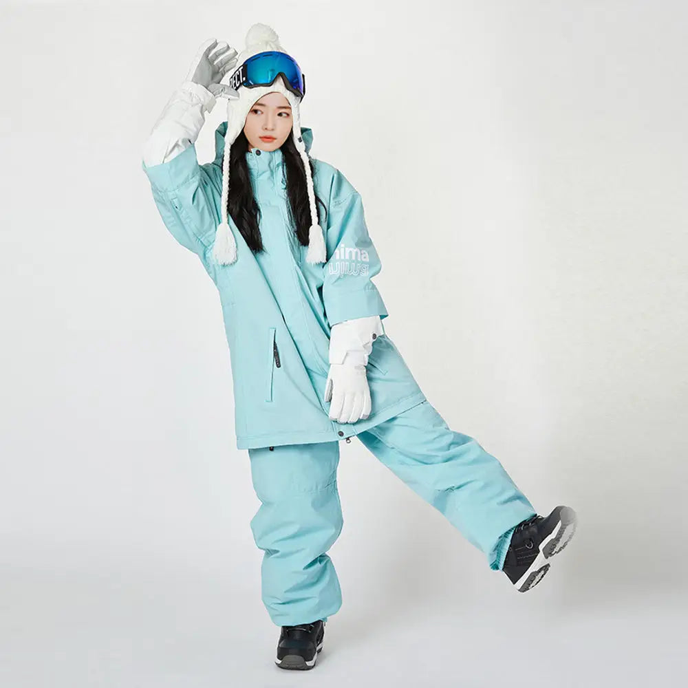 Nima Unisex Snow Light Jacket-MINT_image1