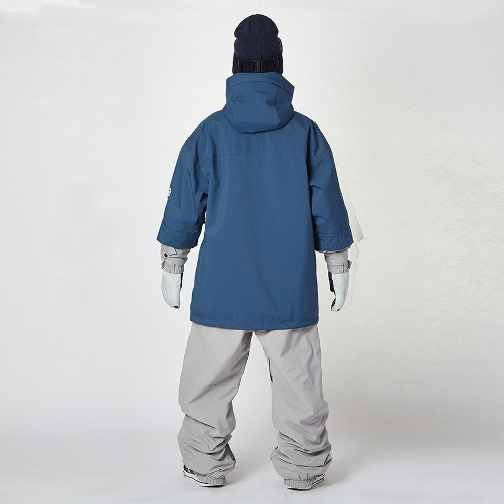 Nima Unisex Snow Light Jacket-NAVY_image2