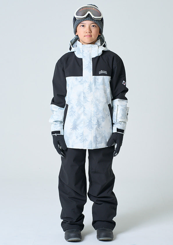 Nima Kids Camo Snow Suits-WHITE5