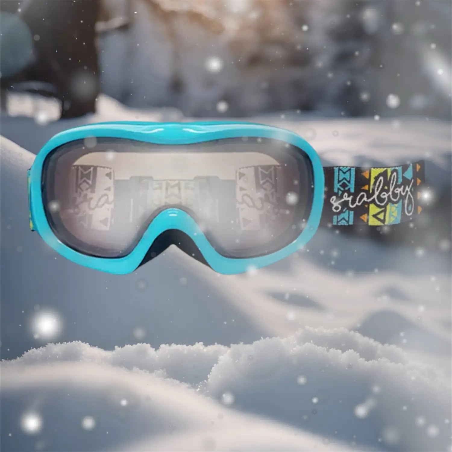 Srabby Kids Snow Goggle-BLUE_ai