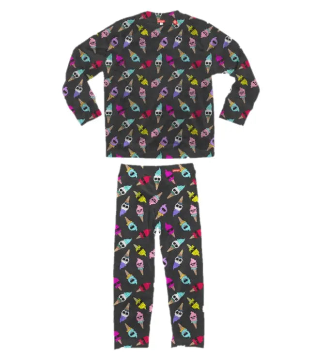 Base Layers: Airhole Kids Milk Fleece Thermal Set-CONE - Airhole / Cone / S / 2025, Airhole, Base Layers, Charcoal, Clothing