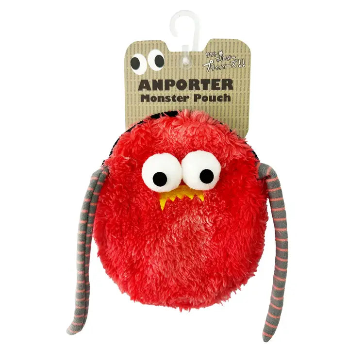 Cases: Anporter Monster Pouch-RED - Anporter / Red / Accessories, Accessory Cases, Bags, Bearx, Cases | JP480734-RAINBOW