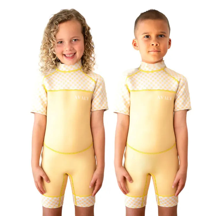Wetsuits: Avaly Kids 2mm Shorty Wetsuit-AVOCA - Australian, AVALY, Fashion, Gear, HKWakefit