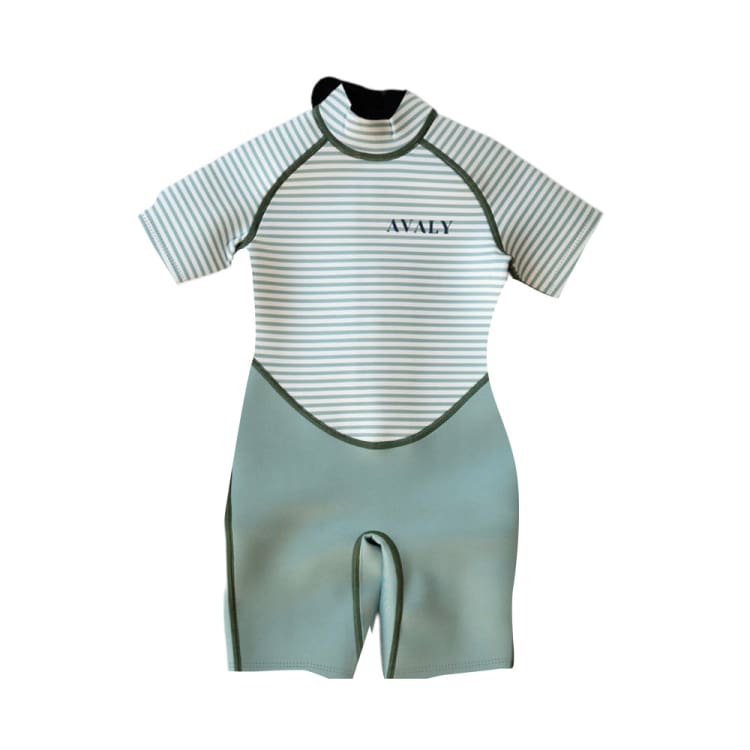 Wetsuits: Avaly Kids 2mm Shorty Wetsuit-BURLEIGH - Australian, AVALY, Fashion, Gear, HKWakefit | AVALY-24SAGE-M