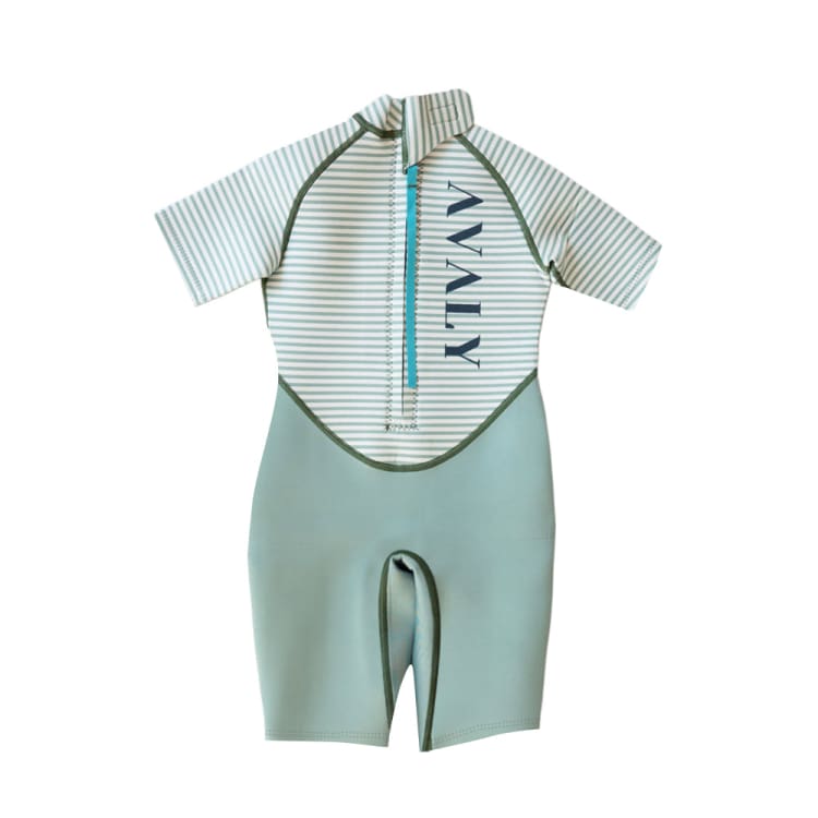 Wetsuits: Avaly Kids 2mm Shorty Wetsuit-BURLEIGH - Australian, AVALY, Fashion, Gear, HKWakefit | AVALY-24SAGE-M