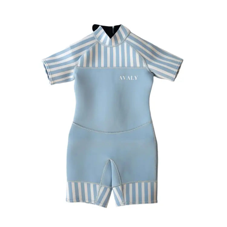 Wetsuits: Avaly Kids 2mm Shorty Wetsuit-COTTELSOE - Australian, AVALY, Fashion, Gear, HKWakefit | AVALY-24SKYBLUE-M