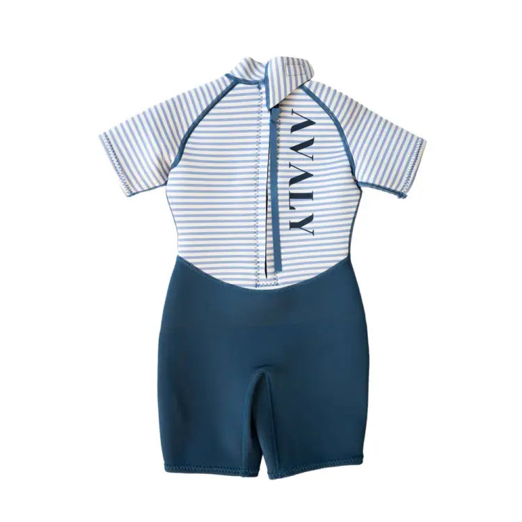 Wetsuits: Avaly Kids 2mm Shorty Wetsuit-LENNOX - Australian, AVALY, Blue, Fashion, Gear | AVALY-24BLUE-M