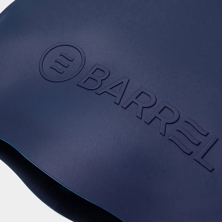 Barrel Basic Embossing Silicone Swim Cap - NAVY - Barrel / Navy / ON - Swim Caps | BARREL HK