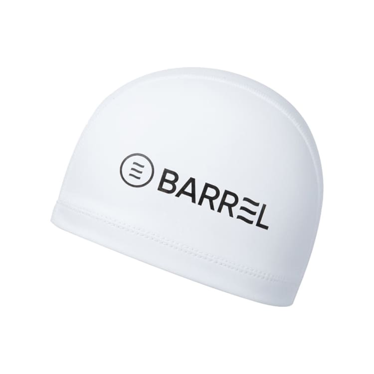 Swim Caps: Barrel Basic Silicone Coating Swim Cap-WHITE - Barrel / White / ON / Accessories, BARREL, BARREL HK, BRIV24HKOPT02, Caps