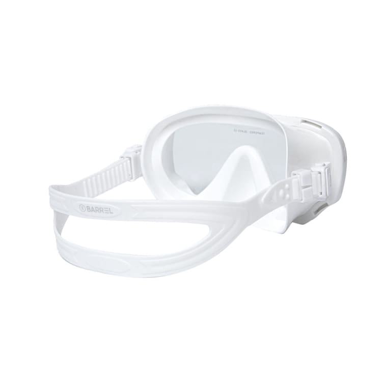 Snorkel Masks: Barrel Basic Snorkel Mask-WHITE - Barrel / White / OSFA / Accessories, BARREL, BARREL HK, BRIV24HKOPT03, Diving