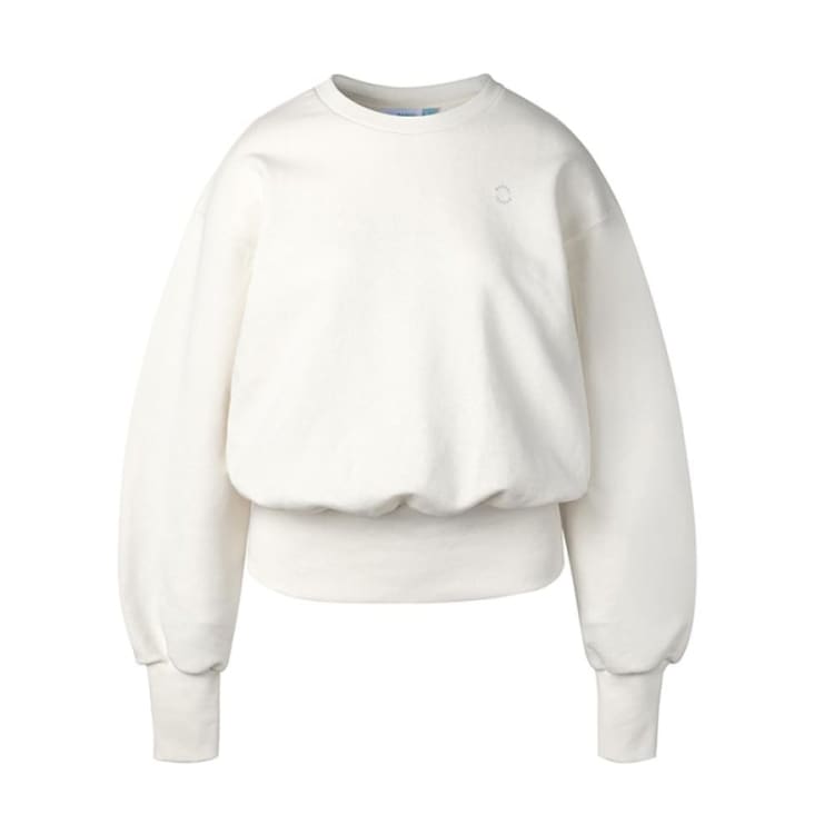 Barrel Fit Womens Crop Sweatshirts-CREAM - S / Cream - Fitness Hoodies & Sweaters | BARREL HK