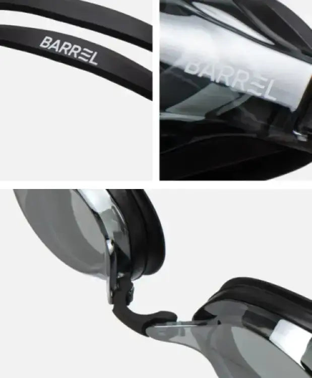 Barrel Glide Mirror Swim Goggle-BLACK/BLACK - Barrel / Black/Black / OSFA - Swim Goggles | BARREL HK