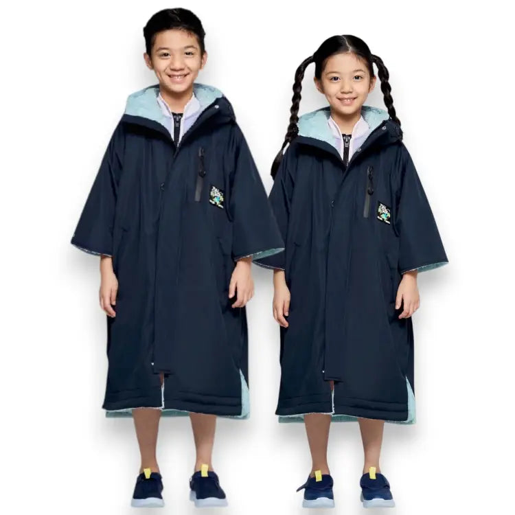 Swim Parka: Barrel Kids All-Round Surfer Coat-NAVY - BARREL, BARREL HK, Black, Clothing, Fashion