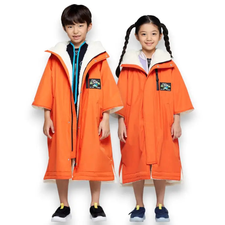 Swim Parka: Barrel Kids All-Round Surfer Coat-ORANGE - BARREL, BARREL HK, Black, Clothing, Fashion