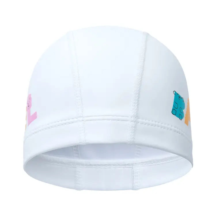 Swim Caps: Barrel Kids Animals Silicone Coating Swim Cap-WHITE - Barrel / White / ON / 2025, Accessories, BARREL, BARREL HK, BRIV25HKOP01