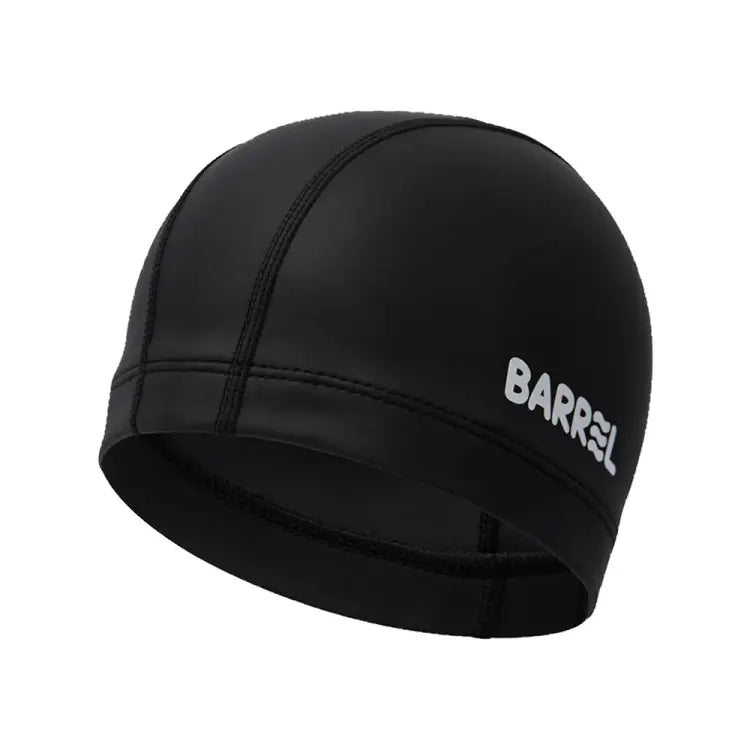 Swim Caps: Barrel Kids Basic Silitex Swim Cap-BLACK - Barrel / Black / ON / 2025, Accessories, BARREL, BARREL HK, Black | B5SKASC002BLKON