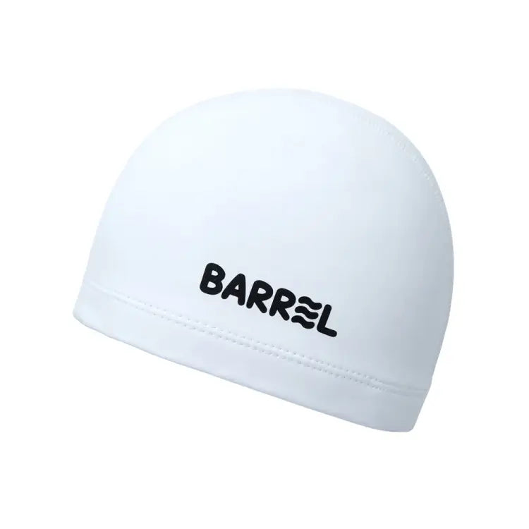 Swim Caps: Barrel Kids Basic Silitex Swim Cap-WHITE - Barrel / White / ON / 2025, Accessories, BARREL, BARREL HK, BRIV25HKOP01