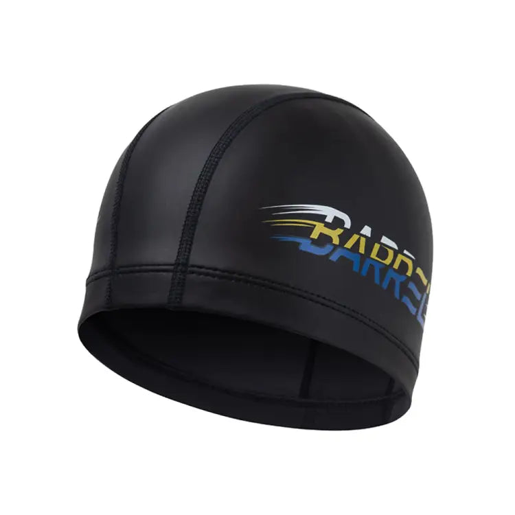 Swim Caps: Barrel Kids Brush Silitex Swim Cap-BLACK - Barrel / Black / ON / 2025, Accessories, BARREL, BARREL HK, Black | B3SKASC005BLKON