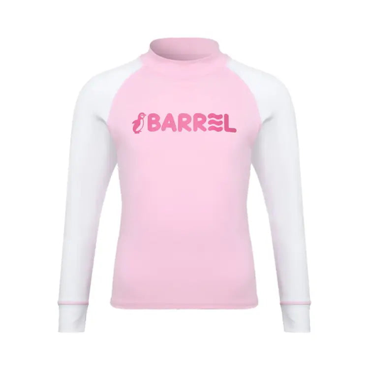 Barrel Kids Essential Rash Guard-PINK - Barrel / Pink / 130 - Rashguards | BARREL HK