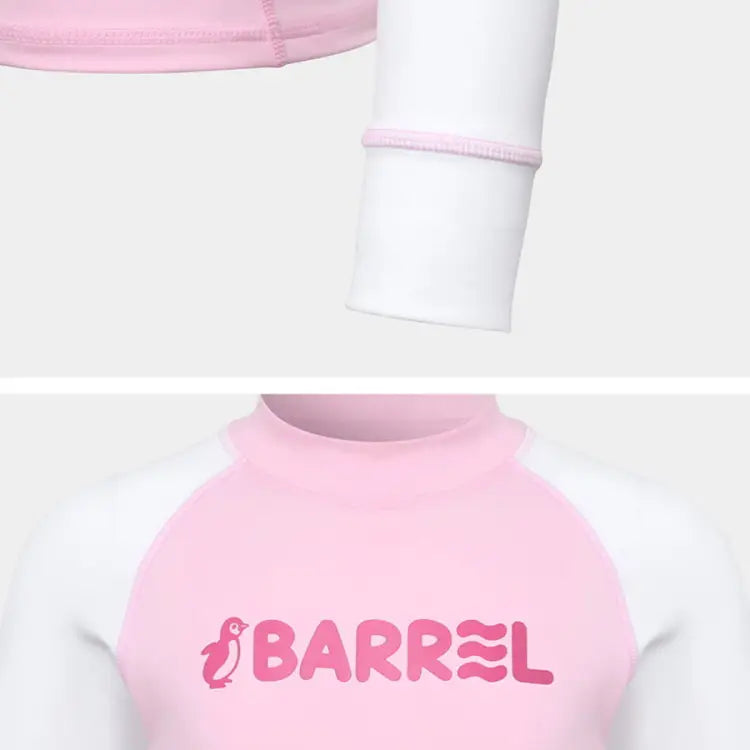 Barrel Kids Essential Rash Guard-PINK - Rashguards | BARREL HK