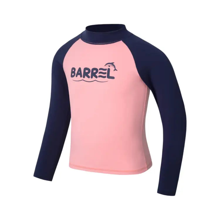 Rashguards: Barrel Kids Essential Rashguard-PINK - B4SKWRG301LAV130, B4SKWRG301LAV140, B4SKWRG301LAV150, BARREL, Barrel / Lavender / 130