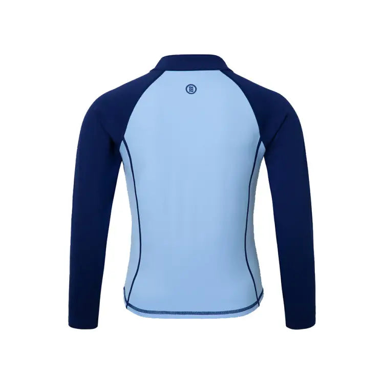 Rashguards: Barrel Kids Essential Zip Up RashGuard-BLUE - 2025, BARREL, BARREL HK, Blue, BRIV25HKOP01