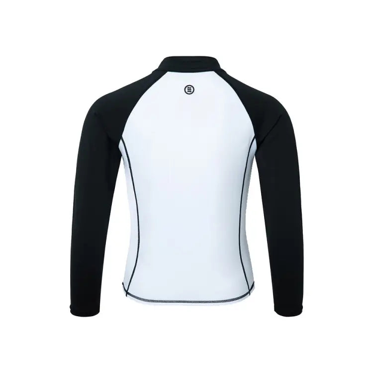 Rashguards: Barrel Kids Essential Zip Up RashGuard-WHITE - 2025, BARREL, BARREL HK, Blue, BRIV25HKOP01