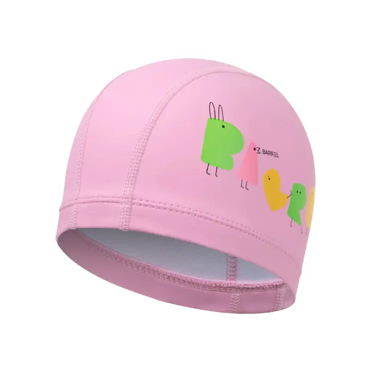 Swim Caps: Barrel Kids Friends Silitex Swim Cap-PINK - Barrel / Pink / ON / 2025, Accessories, BARREL, BARREL HK, BRIV25HKOP03