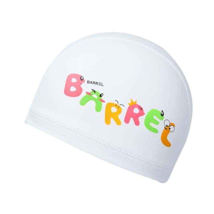 Barrel Kids Jelly Silicone Coating Swim Cap - WHITE - Barrel / White / ON - Swim Caps | BARREL HK