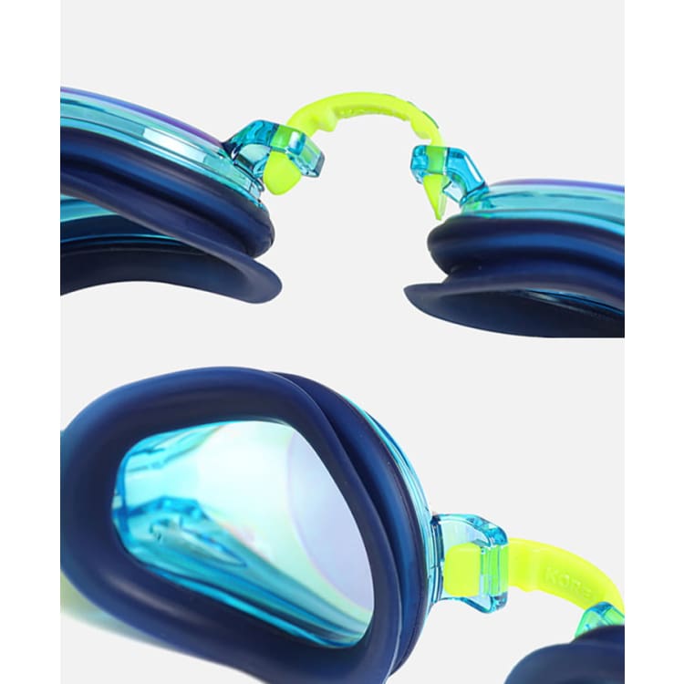 Barrel Kids Mirror Swim Goggles-BLUE/NEON YELLOW - Barrel / Blue/Neon / ON - Swim Goggles | BARREL HK