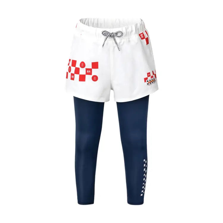 Leggings / Water: Barrel Kids Move Urban Water Leggings-WHITE - Barrel / White / S / 2022, B4SKWLP301BLK130, B4SKWLP301BLK140,