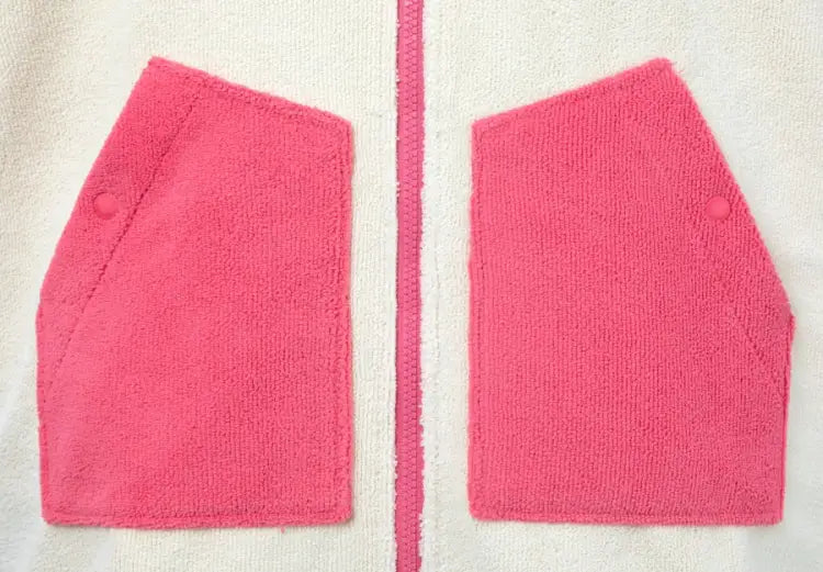 Barrel Kids Raglan Zip - Up Poncho Towel - PINK - Poncho Towels | BARREL HK