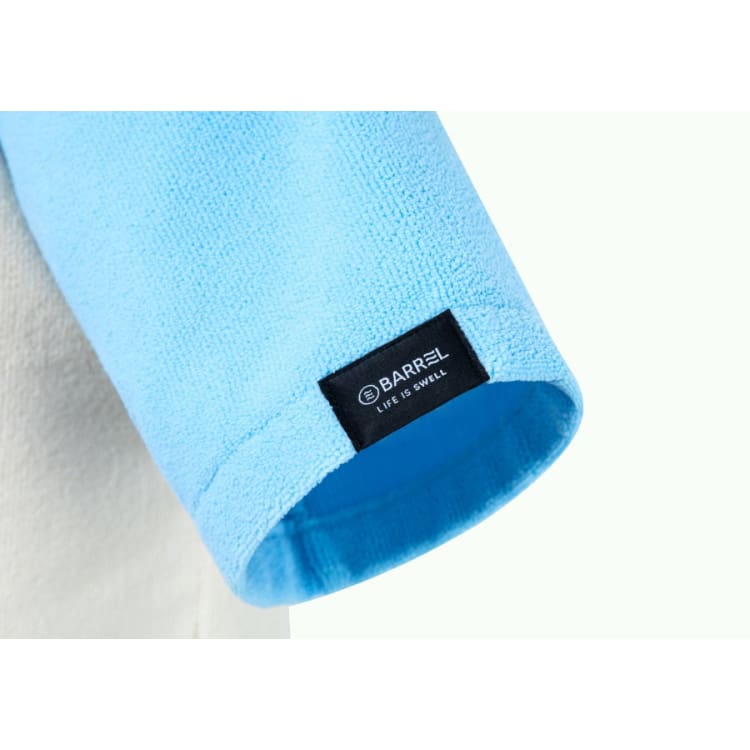 Barrel Kids Raglan Zip - Up Poncho Towel - SKYBLUE - Poncho Towels | BARREL HK