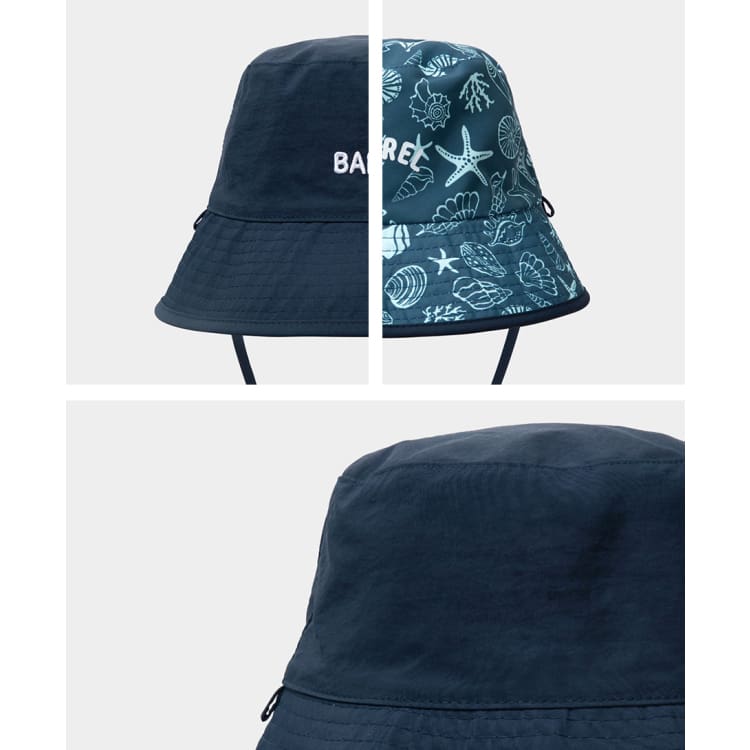 Headwear / Aqua Caps: Barrel Kids Reversible Aqua Bucket Hat-NAVY - Barrel / Navy / L / Accessories, Aqua Caps, BARREL, BARREL HK,