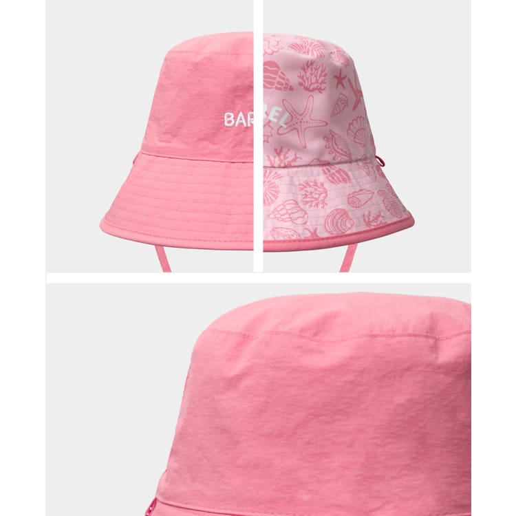 Headwear / Aqua Caps: Barrel Kids Reversible Aqua Bucket Hat-PINK - Barrel / Navy / L / Accessories, Aqua Caps, BARREL, BARREL HK,